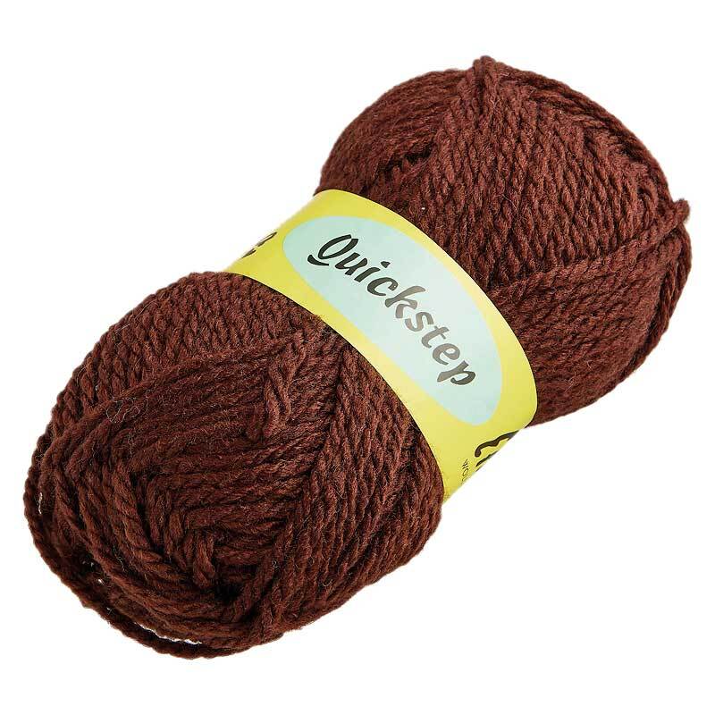 Wolle Quickstep - 50 g, braun