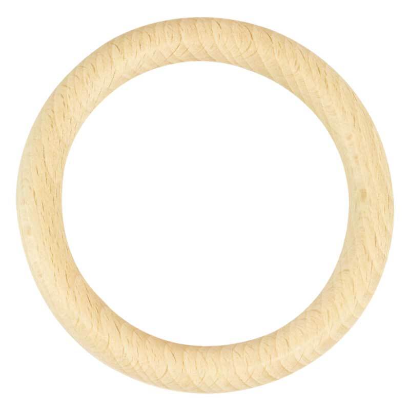 Beukenhouten ringen - naturel, Ø 100 mm