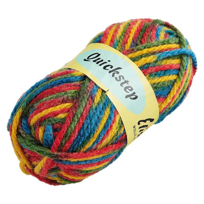 Wolle Quickstep - 50 g, Farbmix bunt