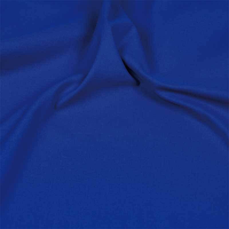 Katoenen stof - effen, blauw