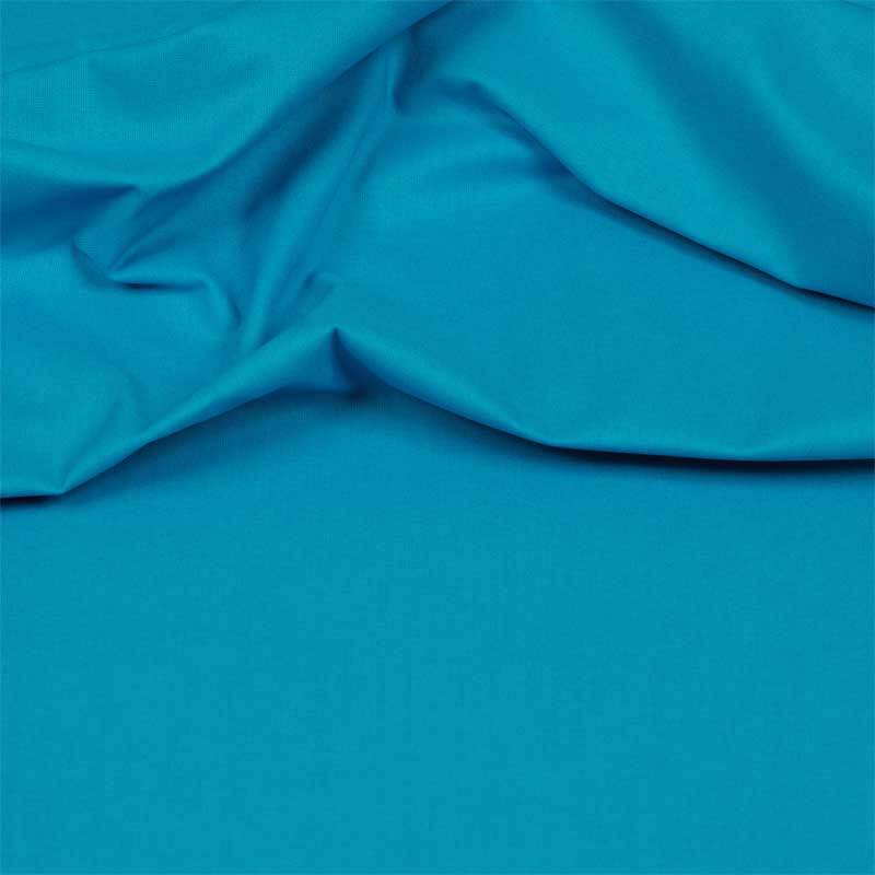 Tissu coton - uni, turquoise
