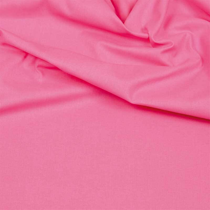 Baumwollstoff - uni, pink