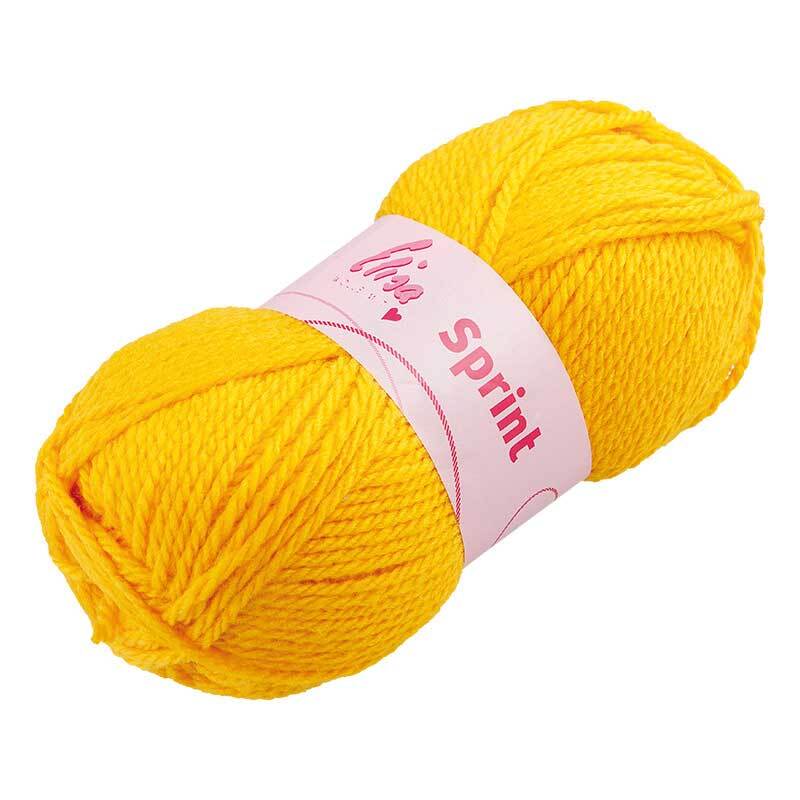 Wolle Sprint 100 g, geel
