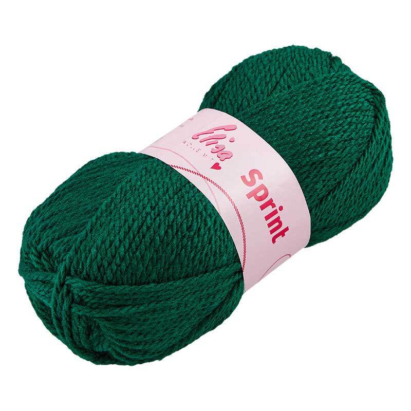 Wolle Sprint - 100 g, dunkelgrün