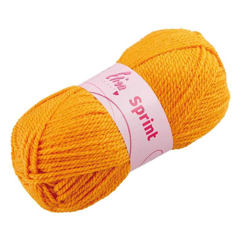 Wolle Sprint 100 g, oranje
