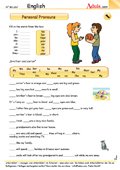 Personal pronouns exercise - Help out the two kids