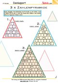 Zahlenpyramide - Gehirnjogging